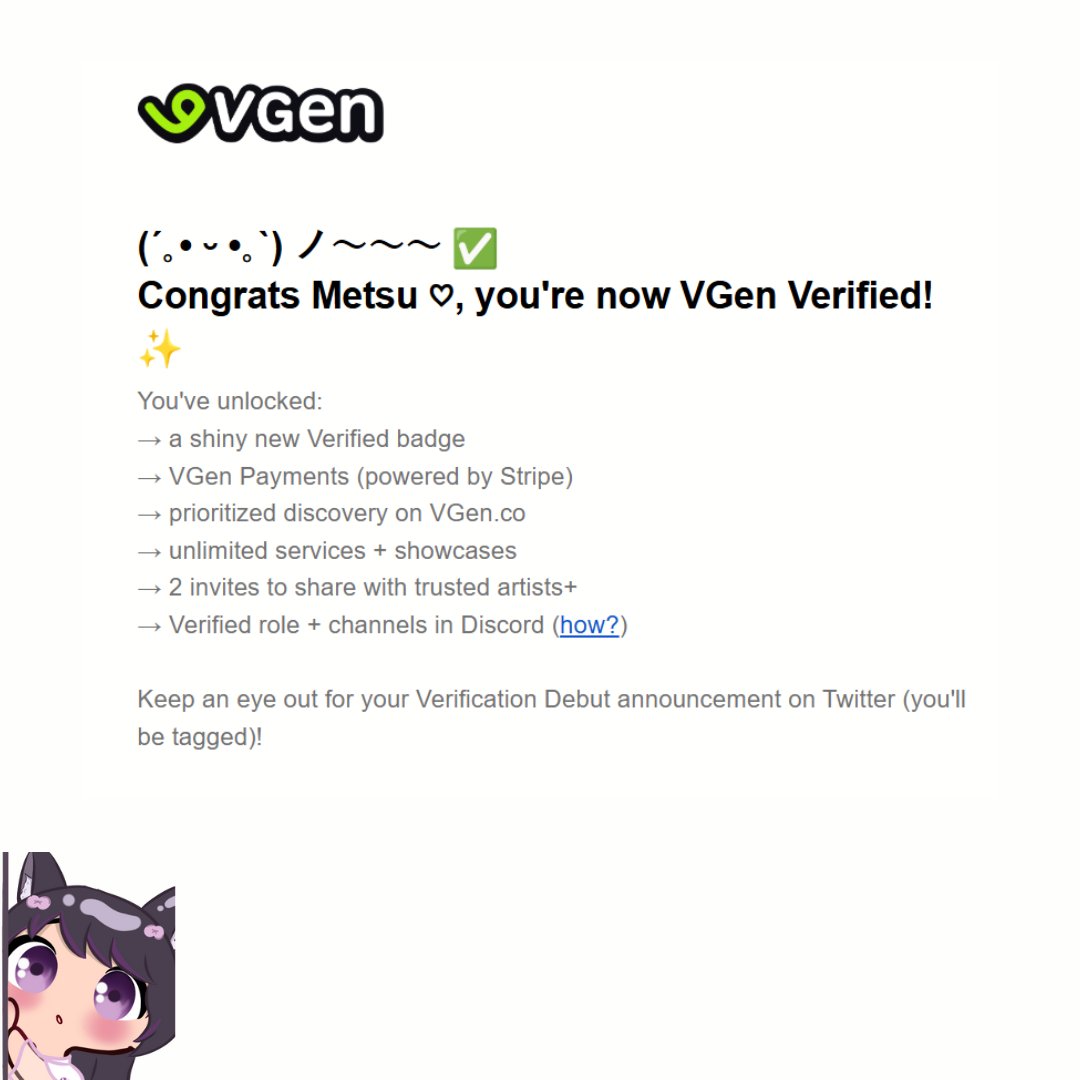 Thank you to all the lovely people who helped me get verified!! omgggg 💚💚💚