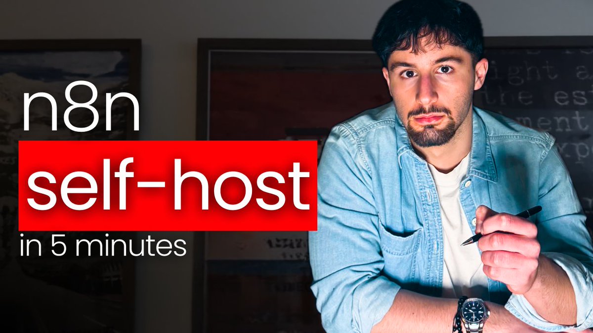 I used to pay $1,728 a year for n8n.

Now I’m hosting it myself. All it took was 5 minutes and $7.

If you wanna learn how, RT and comment “n8n”, I’ll DM you the breakdown.