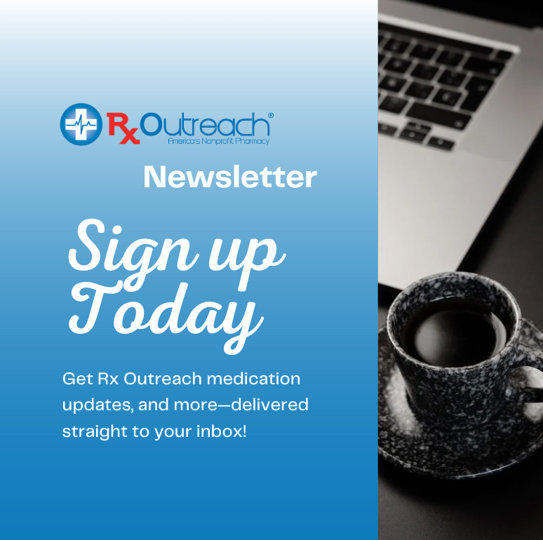 📬 Sign Up for Our eNewsletter today!

We send out periodic updates with the latest on medications, wellness tips, and managing chronic conditions.  👉 rxoutreach.org/enews_updates/

#RxOutreach