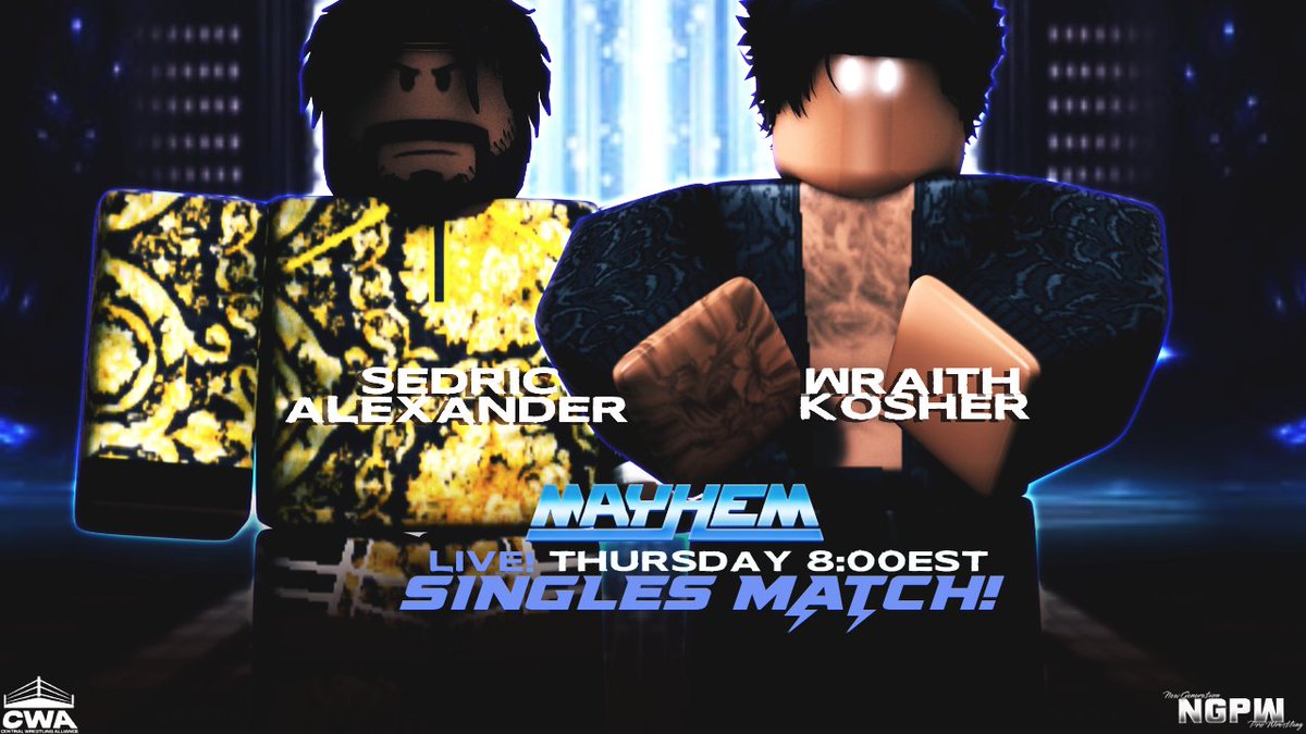 NGPWMedia's tweet photo. 🚨TONIGHT ON NGPW MAYHEM!🚨
💥The CHAIRMAN and @SinRWAcc have a special announcement!💥
💥The Returning @IndeedCal takes on @levimalen!💥
💥@visxkk Faces off against two very promising stars in #ChinoSwagger and @UaBattle!💥
💥@StemRW is back and takes on #WraithKosher!💥 https://t.co/k0KjqQeO4y