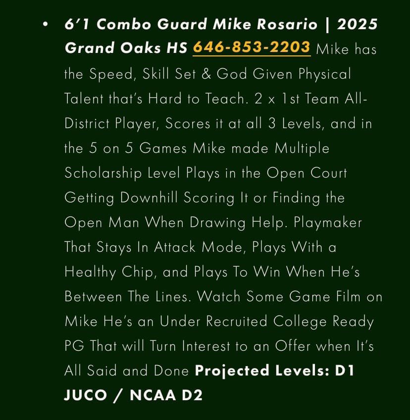 Michael Rosario tweet media