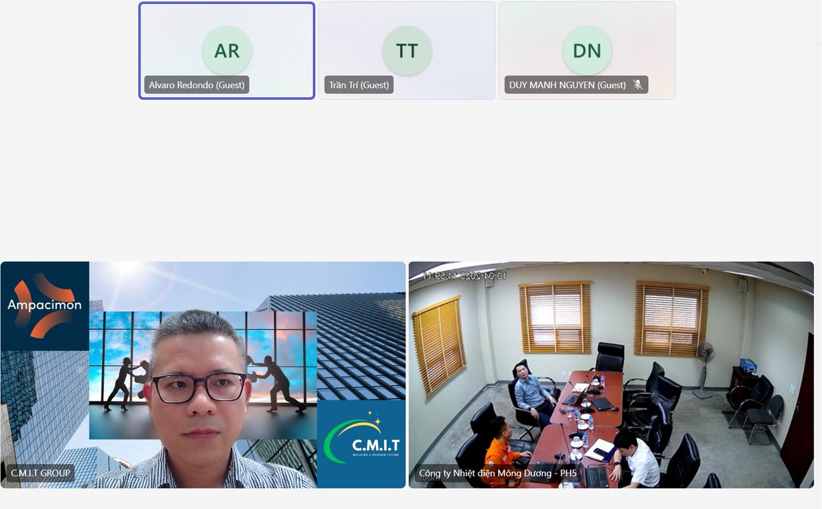 CMIT_GROUP's tweet photo. During a productive meeting with Vietnam Electricity - GENCO3 - Mong Duong Power Plant, we introduced BLUEBOX Technology's advanced solutions for monitoring partial discharge in electrical equipment. https://t.co/gumi5IDJJF