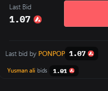 VFFAM10's tweet photo. Auction Update 

The Side 2
1 Days 10 h left, on @salvor_io 
current bid 1.07 By @ponpop_cynn 🙏

and thank you @iyusmn for joining the auction🙌

https://t.co/YrxUGMhRoJ https://t.co/u0hQbQcq59