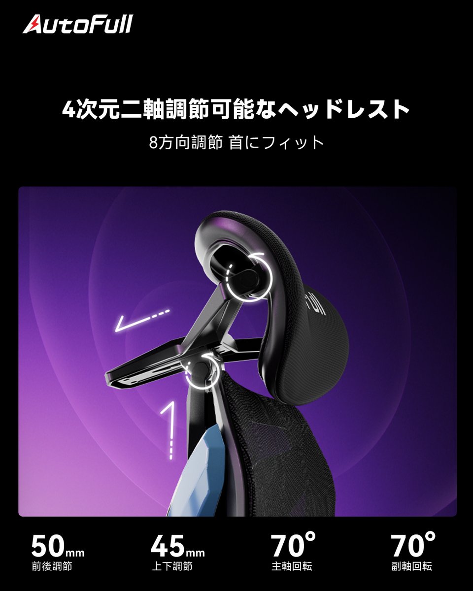 🆕【新発売】AutoFull G7 オフィスチェア

22項目の調整機能で、全方位からあなたの快適な姿勢をサポート！

🔹 Auto-3ゾーンランバーサポート
🔹 4次元二軸調節ヘッドレスト
🔹 720°回転アームレスト
🔹 メカ風デザインで未来感アップ

▶️さらに多彩な人間工学機能はこちら
👉amzn.to/4i9EpQQ