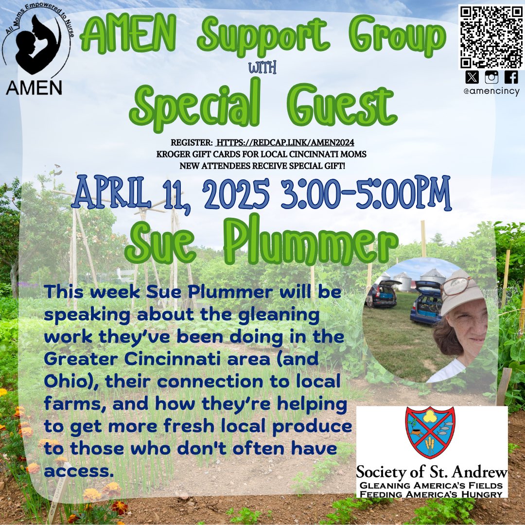 Join us 4/11 for breastfeeding support with special guest from 3-5 pm!  <a href="/QVCincy/">Queens Village</a> <a href="/CradleCincy/">Cradle Cincinnati</a> <a href="/HamCoHealth/">Hamilton County Public Health</a> <a href="/cincihealthdept/">Cincinnati Health</a> <a href="/SWOhioBFC/">Southwest Ohio Breastfeeding Coalition</a>