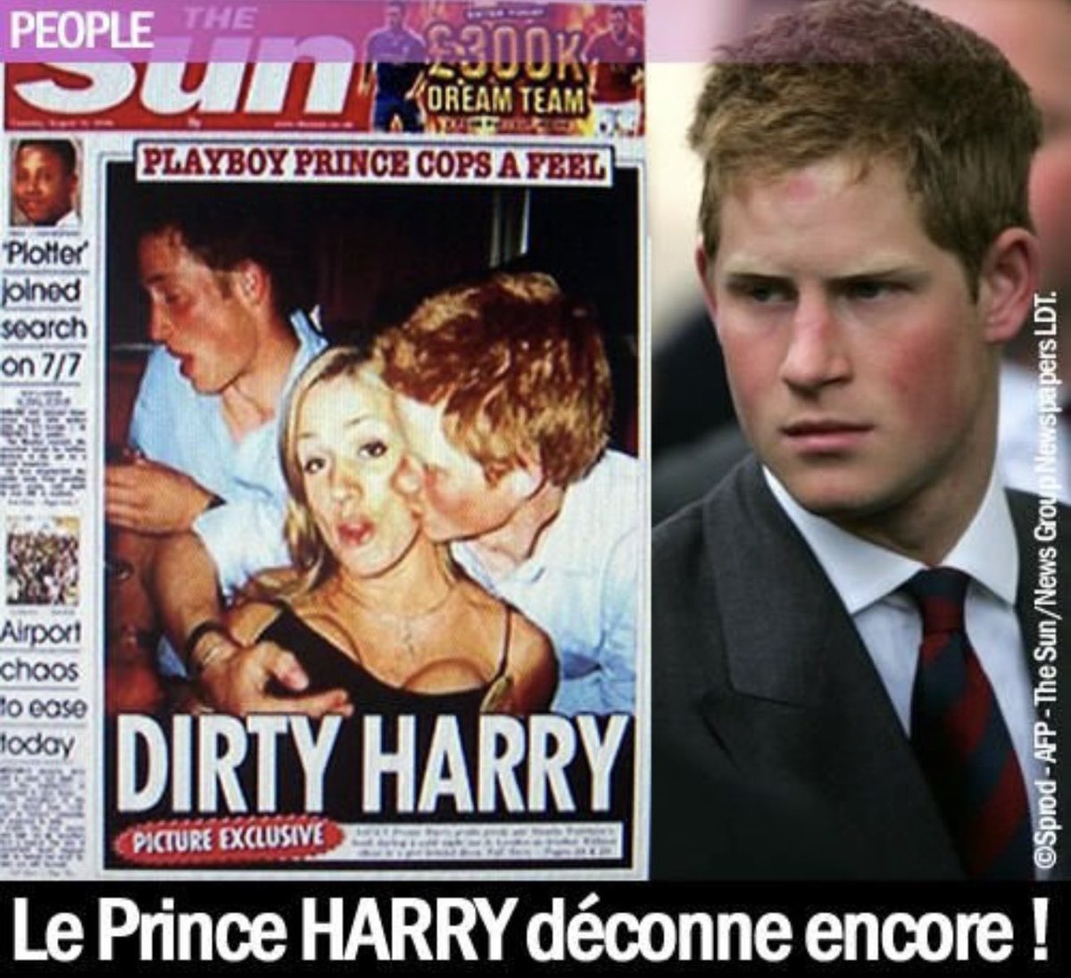 BeeHypedMemes's tweet photo. No one is buying the fake royal I’m such a good guy visiting Ukraine bull from your paid beloved press Harry. We all know the real Harry an evil prick #HarryHewitt #HarryAndMeghanAreBullies #HarrySmollett https://t.co/lssuGMB55l