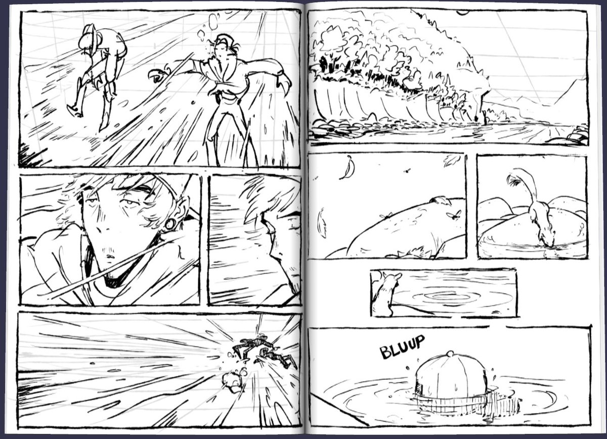 JustinWGordon's tweet image. some hangtown thumbs 2/2 #comic #storyboard #manga #manhwa
