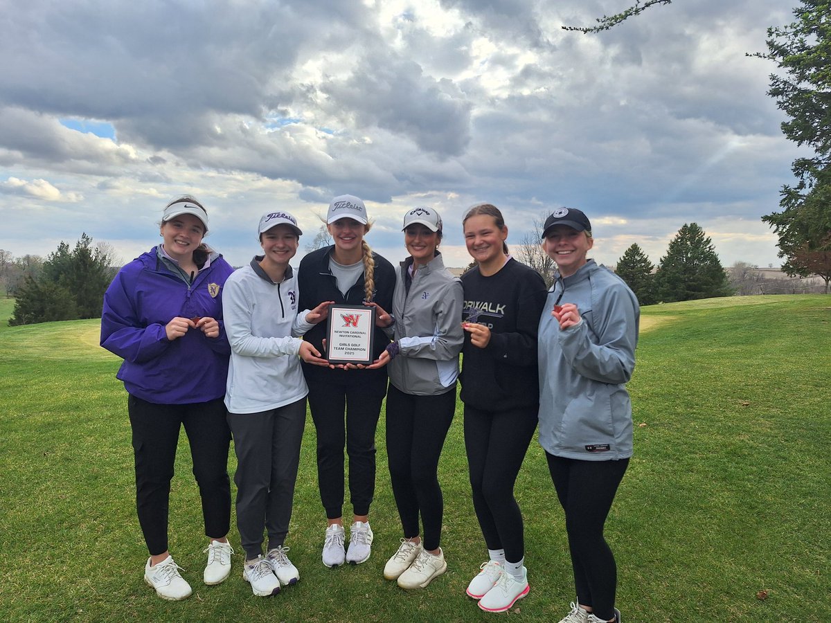 Norwalk wins the 7 team Newton invite by shooting a season low 171.  Norwalk moves to 13-1 on the golf season.