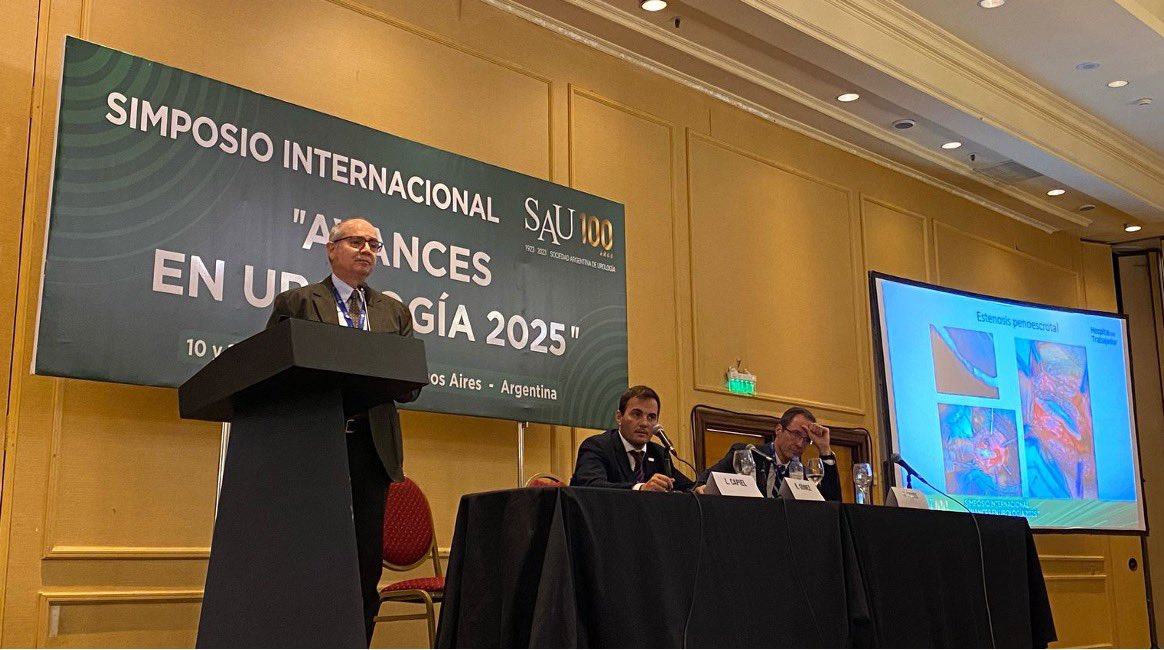 Una vez más la Sociedad Argentina de Urología nos ofrece este magnífico Simposio de Avances en Urología. Muy honrado de haber participado con charlas de urología reconstructiva y poder discutir el complejo tema de manejo de lesiones uretrales en pacientes lesionados medulares.