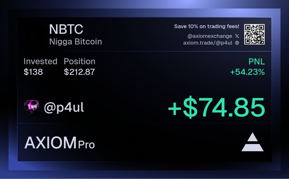 P4ulFN's tweet image. +$118 | +70% They still draw lines on charts. I just print money. axiom.trade/@p4ul 💸💅