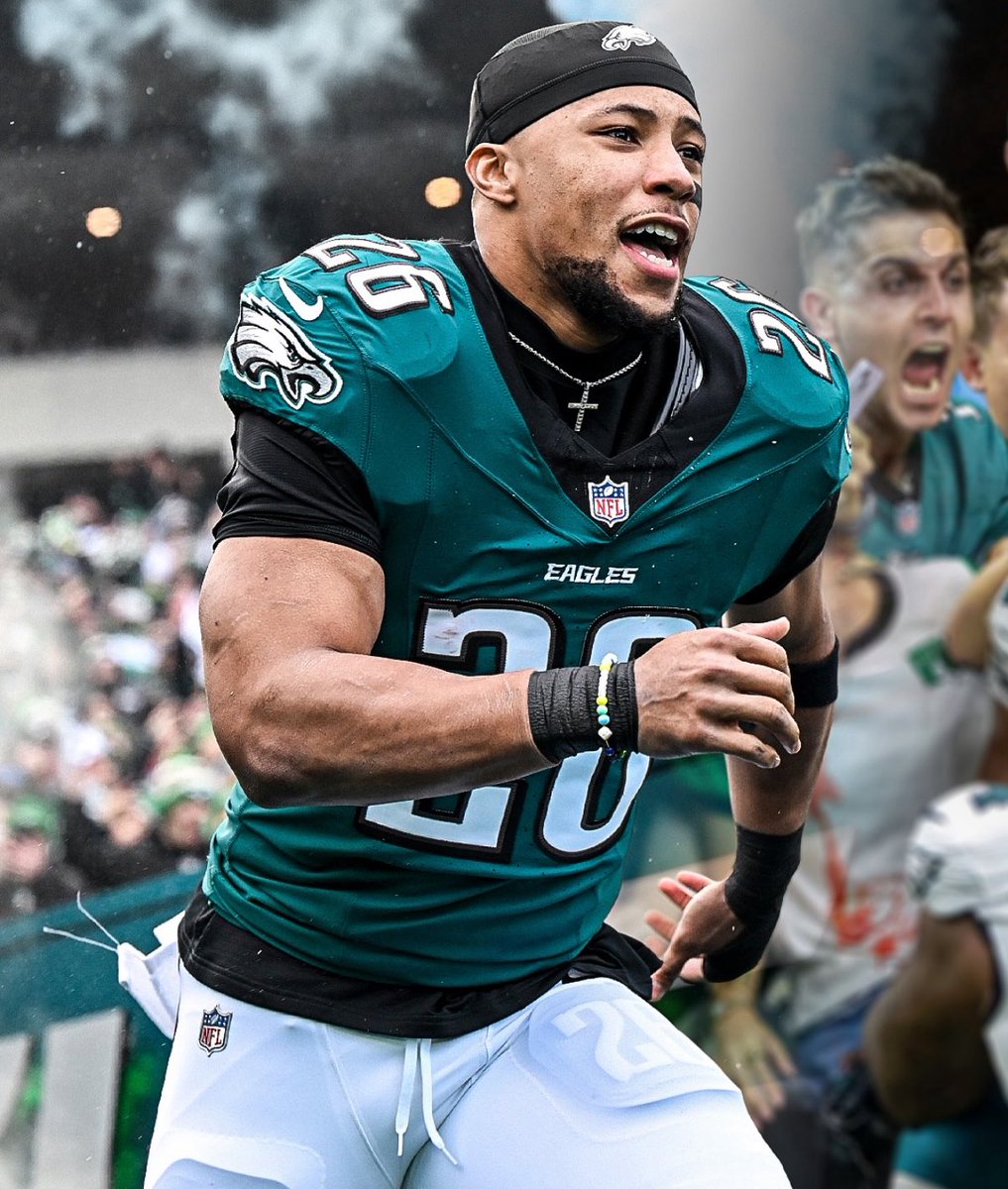 _EagleTimes's tweet photo. Saquon’s first year as an Eagle will never be forgotten 🥹🦅

#FlyEaglesFly https://t.co/Rejq6Rplpc