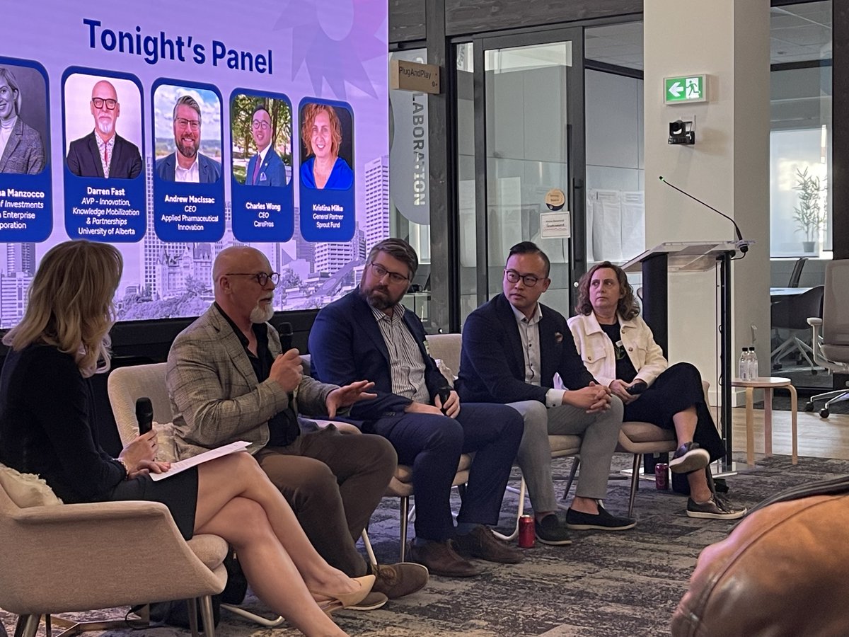 I was happy to support Darren Fast, our AVP of Innovation &amp; Partnerships, at the <a href="/EdmontonUnltd/">Edmonton Unlimited</a> MIT REAP Team Edmonton town hall today. We are connecting our entrepreneurial community with key leaders to strengthen Edmonton's ecosystem.