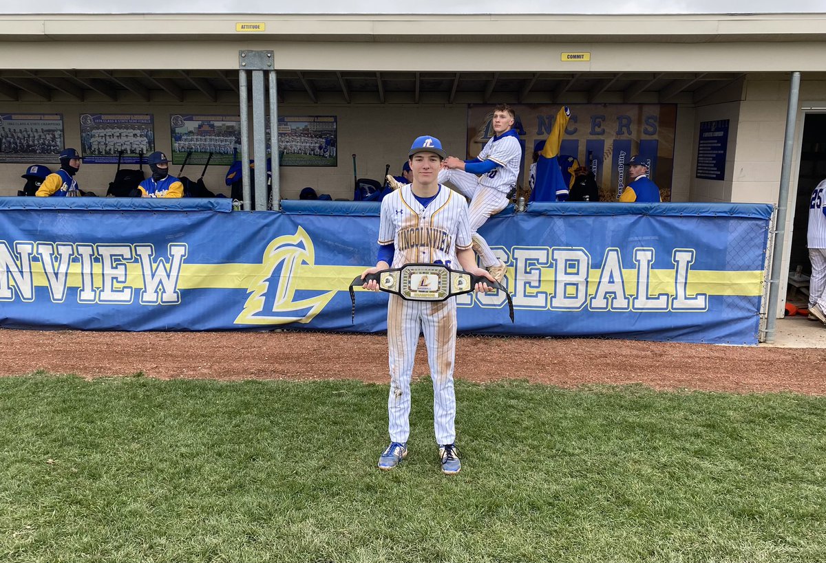 The belt goes to SP Chayse Overholt 

7 INN
10 K
0 BB
1 R
2 H