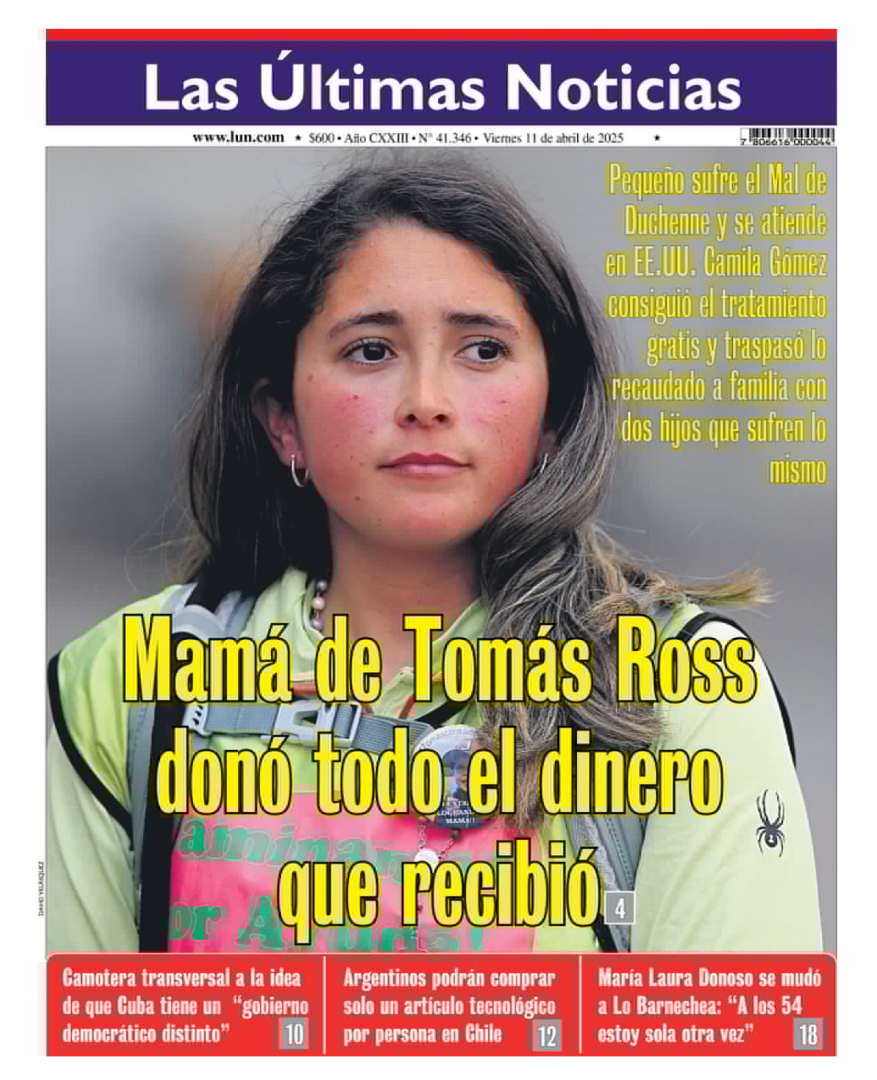 #PortadaLUN de este viernes 11 de abril edición completa en lun.com