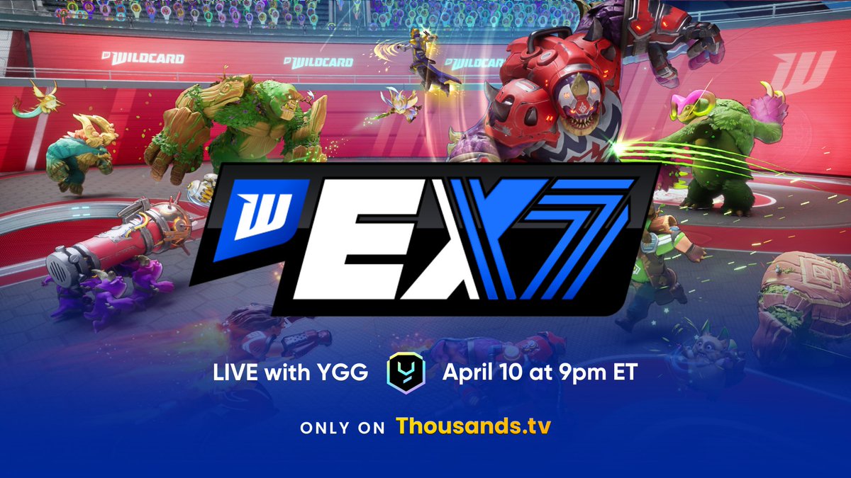WILDCARD (@playwildcard) on Twitter photo We’re less than 2 hours out from <a href="/YieldGuild/">Yield Guild Games</a>’s takeover of the Wildcard arena! 💥
Get ready to rally and make your picks for <a href="/mrR0bertH0use/">mrh0use</a> & <a href="/Disiboii/">Disi | YGG</a> vs. <a href="/Dragoonn/">Dragoonn</a> & <a href="/samuelsequinox/">Samuel 'Sequinox' 🇸🇬 | YGG</a> as they face off in some wild 2v2 matches!⚔️
Also, <a href="/gabusch/">Gabby Dizon | YGG 🛡️⚔️</a> joining the party to talk We’re less than 2 hours out from <a href="/YieldGuild/">Yield Guild Games</a>’s takeover of the Wildcard arena! 💥
Get ready to rally and make your picks for <a href="/mrR0bertH0use/">mrh0use</a> & <a href="/Disiboii/">Disi | YGG</a> vs. <a href="/Dragoonn/">Dragoonn</a> & <a href="/samuelsequinox/">Samuel 'Sequinox' 🇸🇬 | YGG</a> as they face off in some wild 2v2 matches!⚔️
Also, <a href="/gabusch/">Gabby Dizon | YGG 🛡️⚔️</a> joining the party to talk
