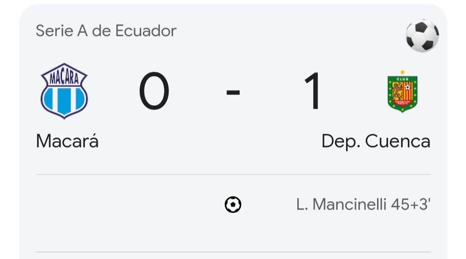 latacticaec's tweet photo. ¡VICTORIA COLORADA! #DeporitvoCuenca vuelve a la victoria en esta #LigaPro2025 en la octava fecha. Los morlacos derrotaron en condición de visitante, 1️⃣ - 0️⃣ a #Macará https://t.co/FX7LBPSlnu