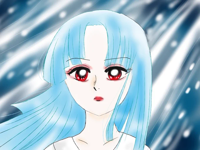 昔のイラスト紹介 福娘童話集昔話4 「雪女」1  あらすじ)昔々、雪の多い北国に木こりの茂作とおの吉という名の親子が住んでいました冬になると2人は猟のため山に入ります・・・続く 