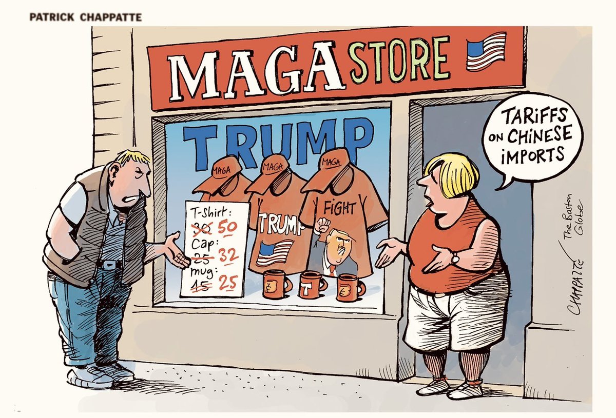 Has somebody every told these #AmericaFirst Idiots that all of #Trump's paraphernalia is made in #China 🙄 Welcome to the Land of the Idiots 🤔 
<a href="/usembassylondon/">US Embassy London</a> <a href="/washingtonpost/">The Washington Post</a> <a href="/Maga/">Maga</a> <a href="/realDonaldTrump/">Donald J. Trump</a> <a href="/america/">America</a> <a href="/USATODAY/">USA TODAY</a> <a href="/PDChina/">People's Daily, China</a> <a href="/SCMPNews/">South China Morning Post</a>