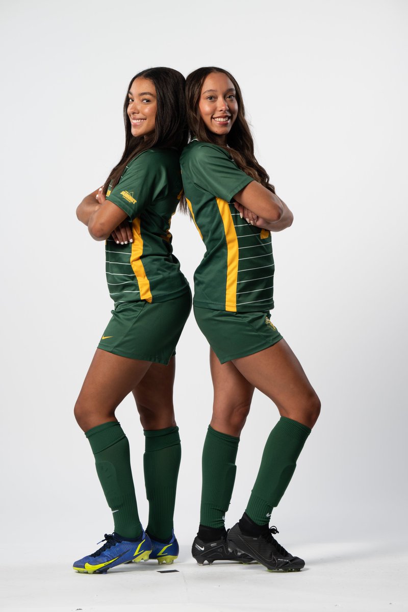 NDSUsoccer's tweet photo. Happy National Siblings Day to our very own sister duo Amaya and Gabrielle! https://t.co/5SJXT0UFmc