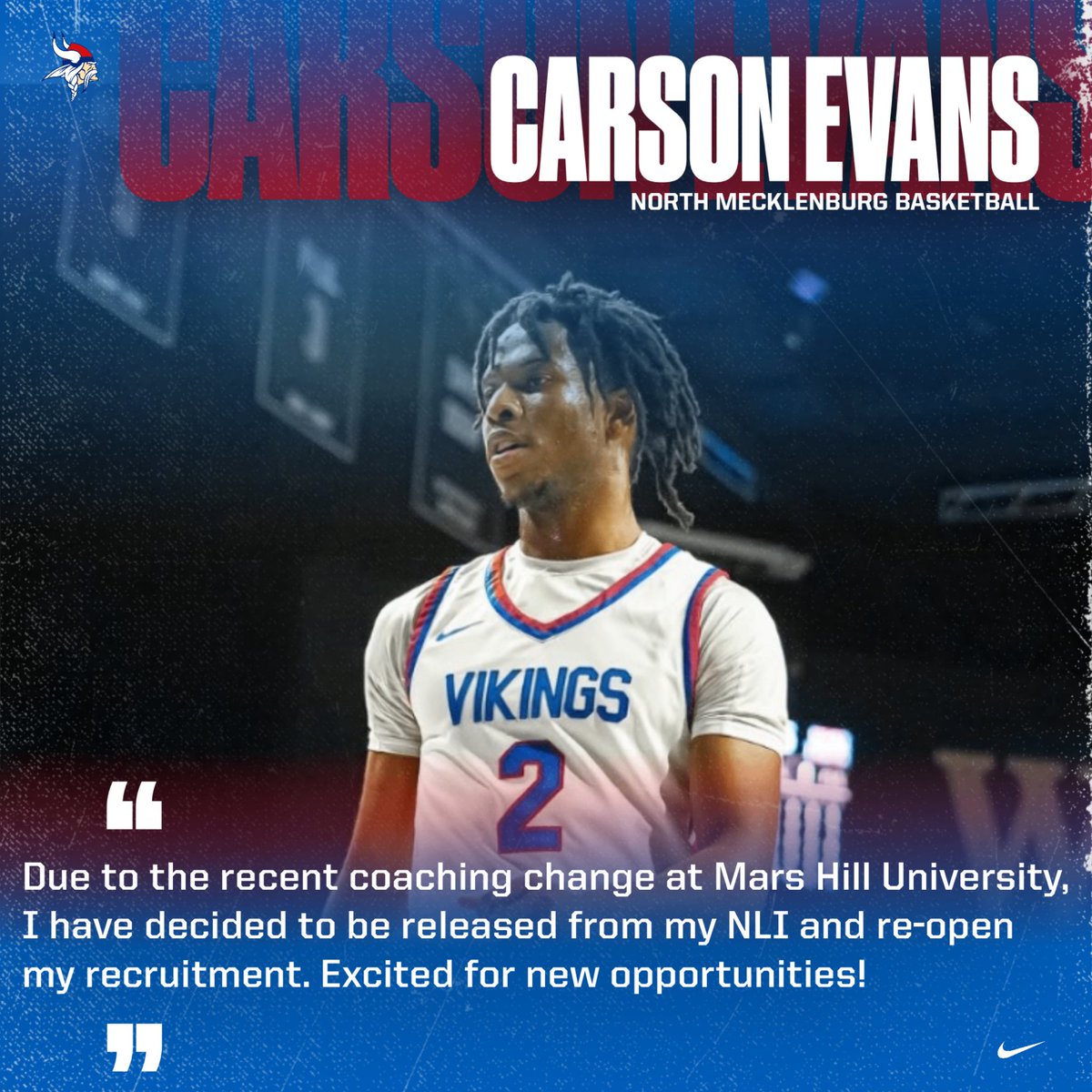 ⬇️⬇️⬇️

Contact Coach Duane Lewis at Duane.Lewis@cms.k12.nc.us or <a href="/carsonevans21/">Carson Evans</a> for more information.

•QCAC All-Conference
•All-District
•Charlotte Observer All-Defensive Team
•NC 4A State Championship MVP 
•2X State Champion

Highlights + game footage available soon.
