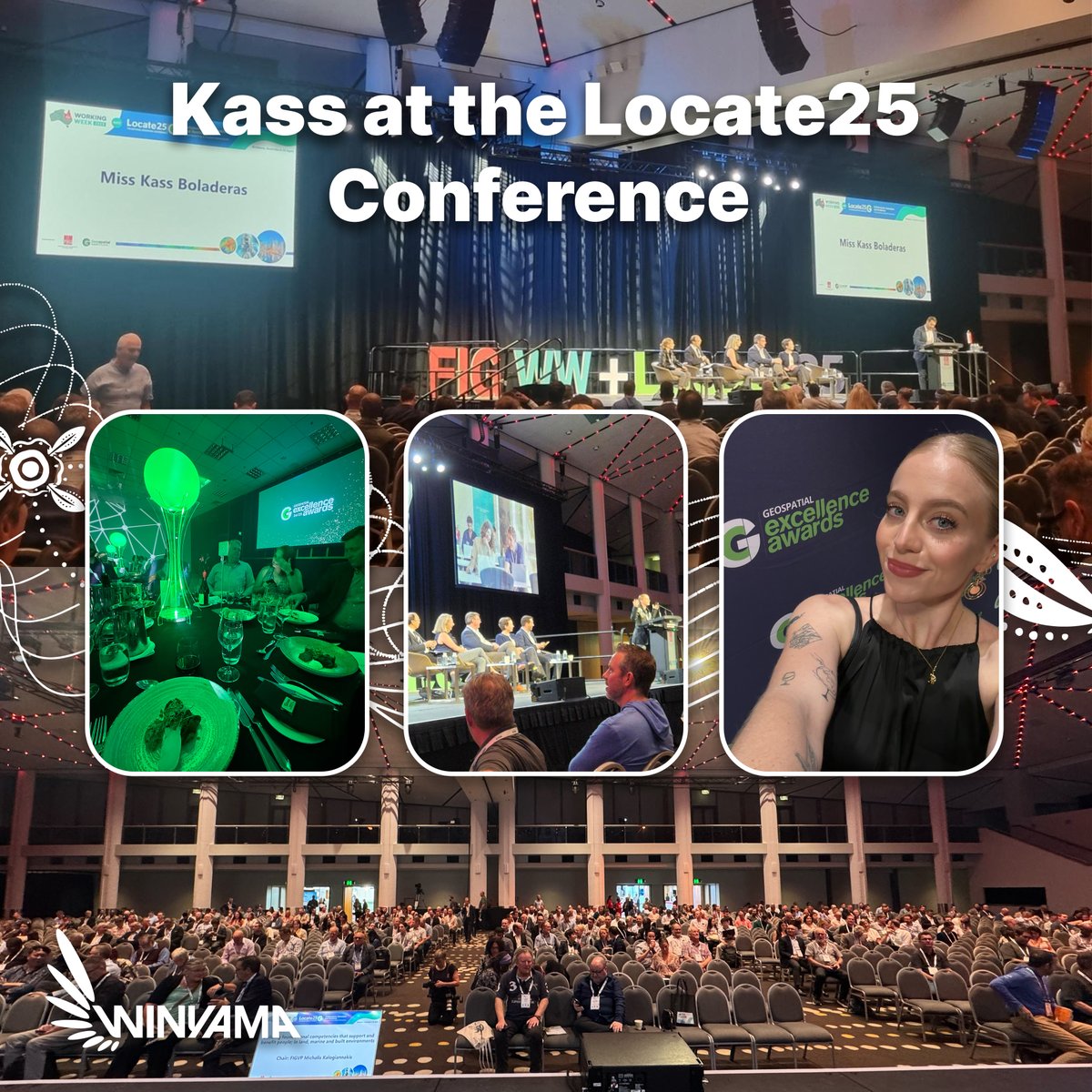 winyama_au's tweet image. 1/2 Our Indigenous Mapping Workshop Australia Program Manager, Kass, has had an exciting week at the Locate25 Conference!

#Locate25 #IndigenousMapping #IMWau #Winyama #HealingCountry #NationalIMW2025