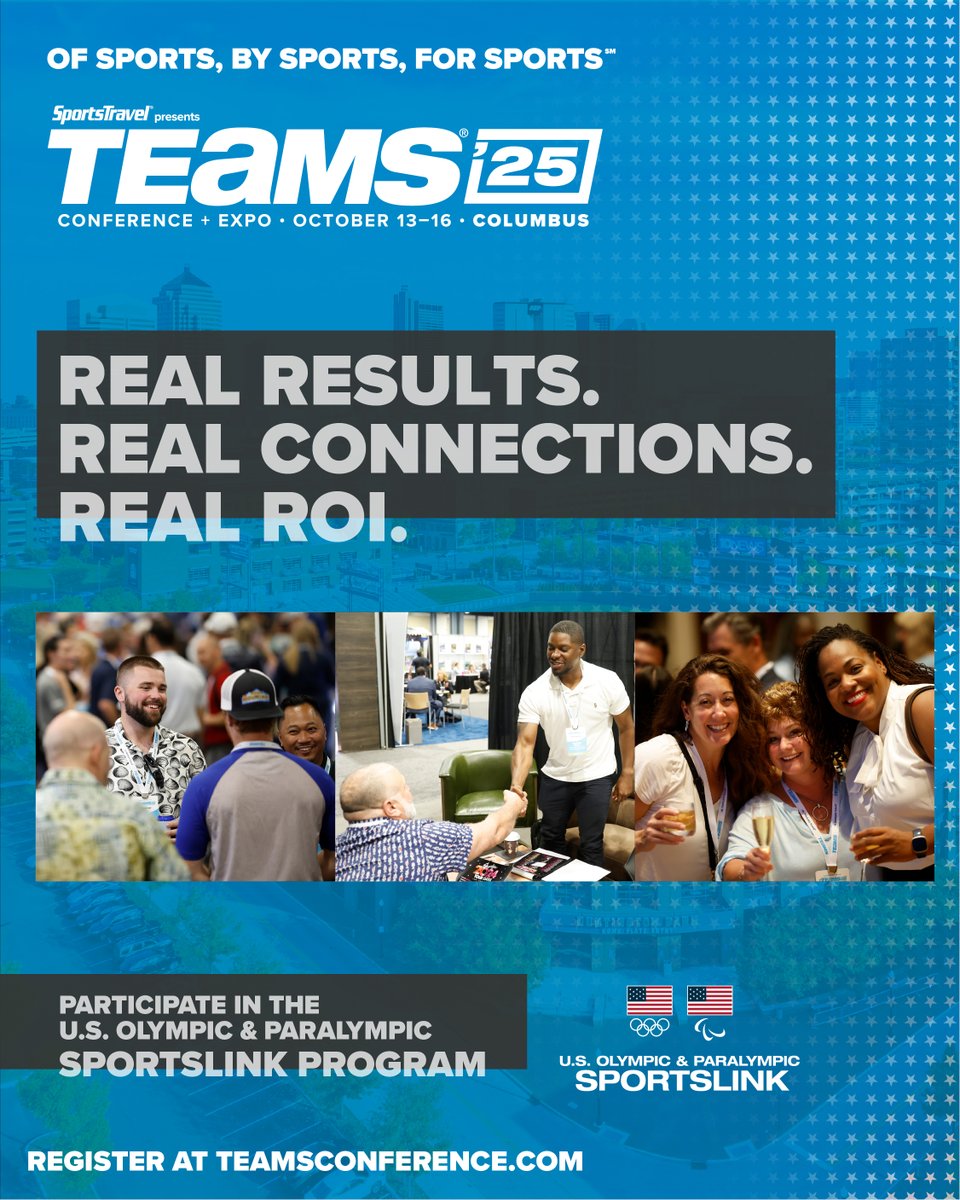 Real Results. Real Connections. Real ROI.
"TEAMS was the best show I've been to so far when it comes to networking, obtaining strong leads and event organization.”
Join us in Columbus and create your own success story at TEAMS ’25.
Register now at teamsconference.com.