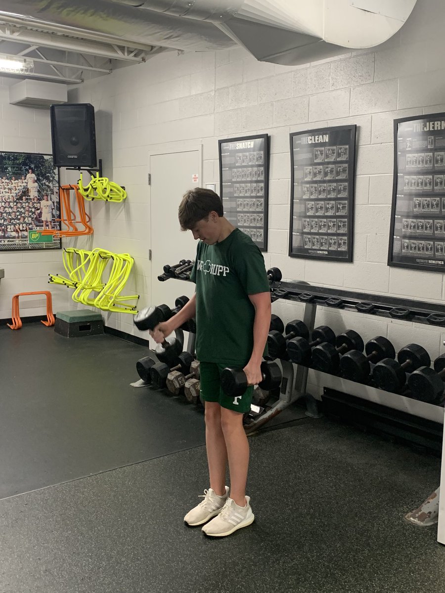 thsgolfteam's tweet photo. It may be Masters week but the Rocks are conditioning to be stronger than ever by the fall. Go Rocks; strength &amp; honor! https://t.co/BCqNi4YGb7