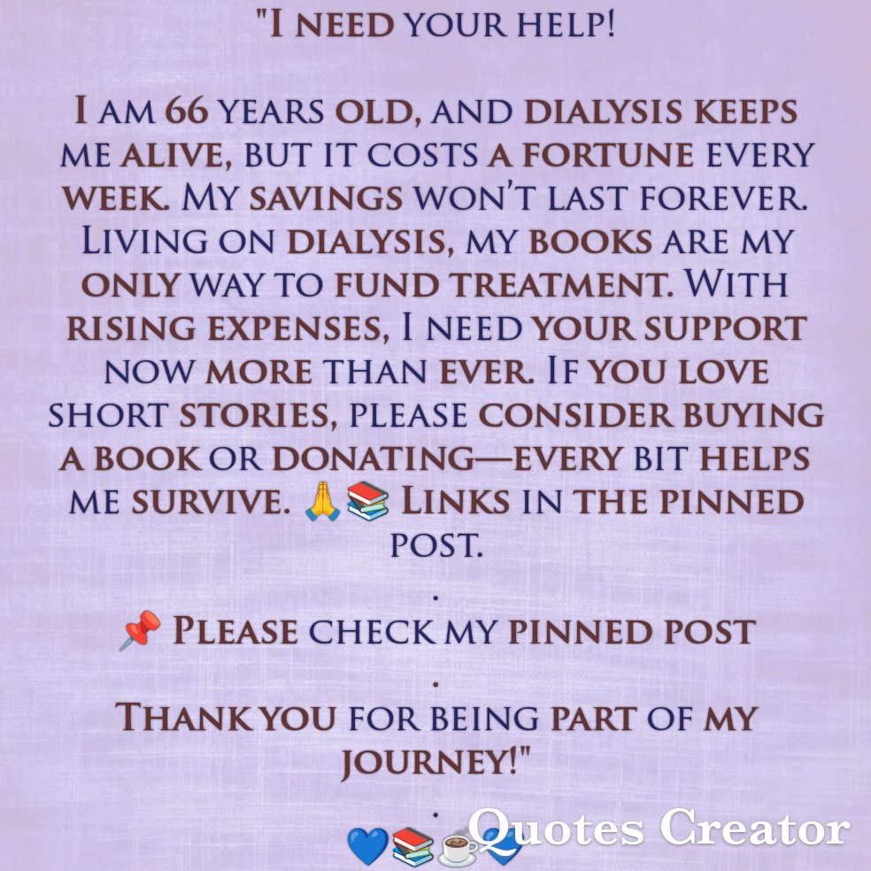 Hyacinth (@oldhyacinth) on Twitter photo A little help from you could mean a lot more life for me.
<a href="/Proud_n_Purple/">Proud_To_Be_Purple</a>
<a href="/_luv_0499/">❤️</a>
<a href="/dulceArt/">dulce #RIDINGWITHJUSTICE</a>
<a href="/AshrafParw26055/">Ashraf Parwez</a>
<a href="/SlevinIvy/">Ivy Landsman-slevin</a>
<a href="/suedanim/">suedanim 🎭</a>
<a href="/willowfrantn/">🟧Fran Carpenter</a>
<a href="/AnthonyGoulet11/">TONY GOULET 🌊🫧🌊💧🌈🌊👍🫧😊 BETTER DAYS AHEAD</a>
<a href="/Spirittip/">☮️spirittip🇺🇲🦅</a>
<a href="/rmills4365/">Robby Mills</a>
<a href="/PattySm16264397/">Patty Smith</a>
<a href="/MissTaken2050/">Miss T 💙✌🏼</a>
<a href="/dcolapinto/">David Colapinto ⚖️⚾️☕️🦋</a>
<a href="/GingerResists/">Ginger*🌊*Spice</a>
<a href="/sharsyn/">Sharsyn oh ffs… 🤦🏻♀️🌴🥥</a>
<a href="/ArtisticLaurie/">Laurie's Intuitive Art</a>
<a href="/Thaad1/">KempoMaster45</a> A little help from you could mean a lot more life for me.
<a href="/Proud_n_Purple/">Proud_To_Be_Purple</a>
<a href="/_luv_0499/">❤️</a>
<a href="/dulceArt/">dulce #RIDINGWITHJUSTICE</a>
<a href="/AshrafParw26055/">Ashraf Parwez</a>
<a href="/SlevinIvy/">Ivy Landsman-slevin</a>
<a href="/suedanim/">suedanim 🎭</a>
<a href="/willowfrantn/">🟧Fran Carpenter</a>
<a href="/AnthonyGoulet11/">TONY GOULET 🌊🫧🌊💧🌈🌊👍🫧😊 BETTER DAYS AHEAD</a>
<a href="/Spirittip/">☮️spirittip🇺🇲🦅</a>
<a href="/rmills4365/">Robby Mills</a>
<a href="/PattySm16264397/">Patty Smith</a>
<a href="/MissTaken2050/">Miss T 💙✌🏼</a>
<a href="/dcolapinto/">David Colapinto ⚖️⚾️☕️🦋</a>
<a href="/GingerResists/">Ginger*🌊*Spice</a>
<a href="/sharsyn/">Sharsyn oh ffs… 🤦🏻♀️🌴🥥</a>
<a href="/ArtisticLaurie/">Laurie's Intuitive Art</a>
<a href="/Thaad1/">KempoMaster45</a>