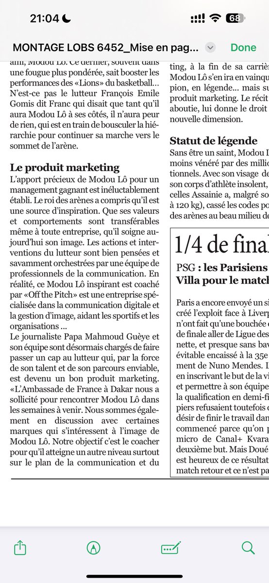 agenceotp's tweet photo. Quand une nouvelle dynamique de communication est mise en place, ça se voit, ça se ressent… et ça se dit. Aujourd’hui, notre travail aux côtés de Modou Lo est salué dans la presse. Une reconnaissance qui nous encourage à continuer à valoriser nos clientsen dehors du terrain. https://t.co/rSccHo4JS4