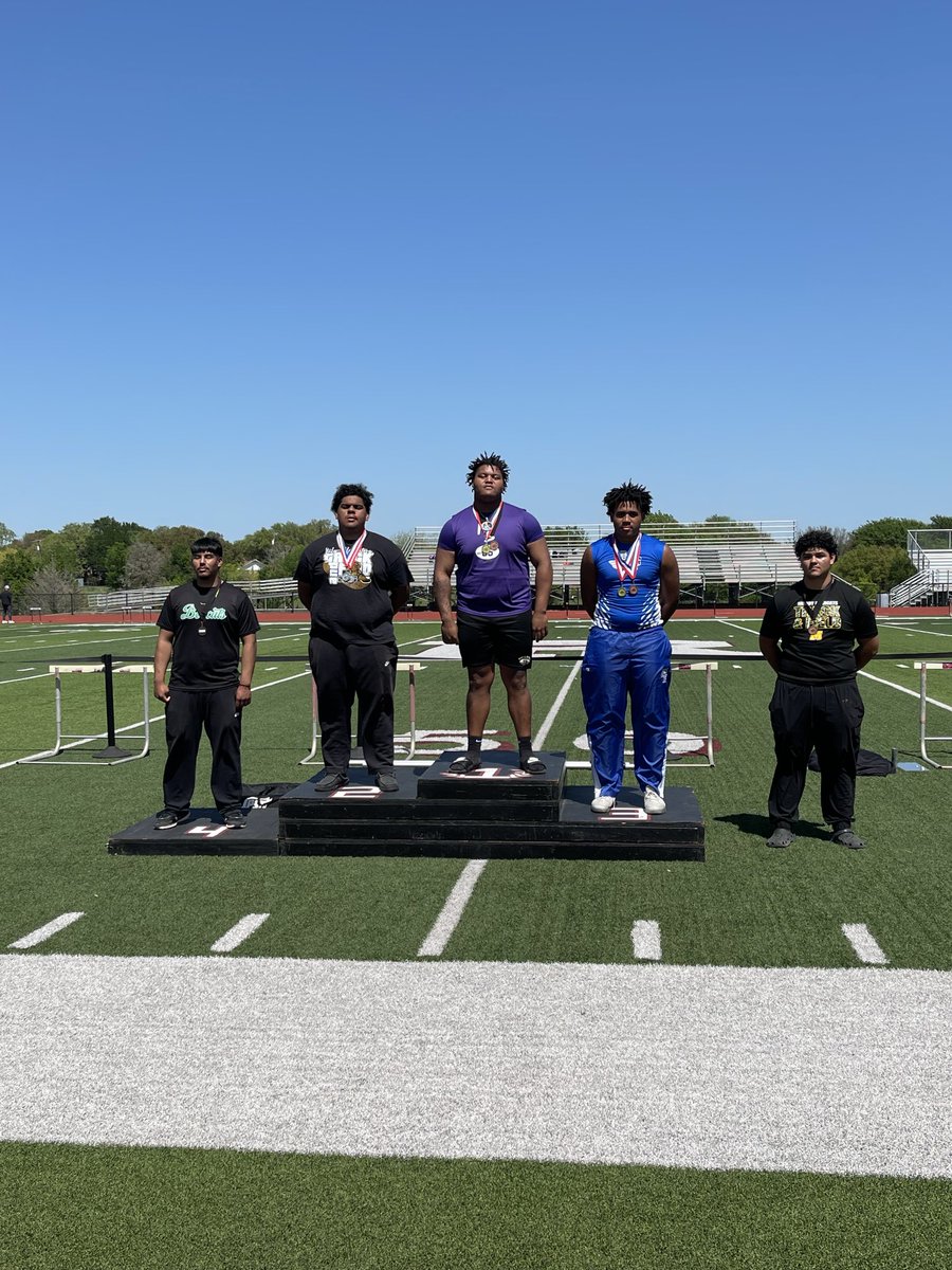 Congratulations Bryson Steele 1st place Shot-put Regional Qualifier
