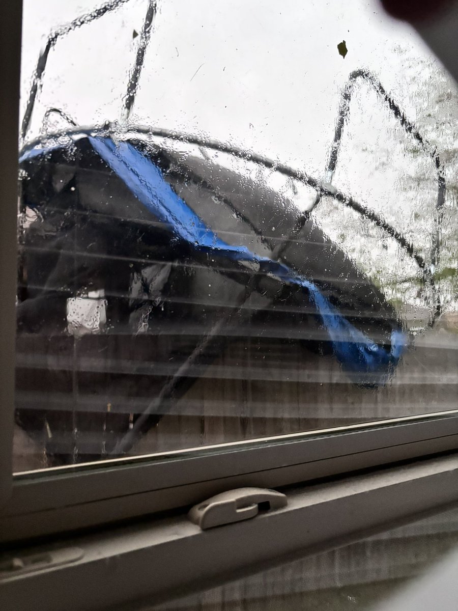 Our yard in New Market, AL after the straight line wind. <a href="/BradTravis/">Brad Travis</a> <a href="/spann/">James Spann</a>