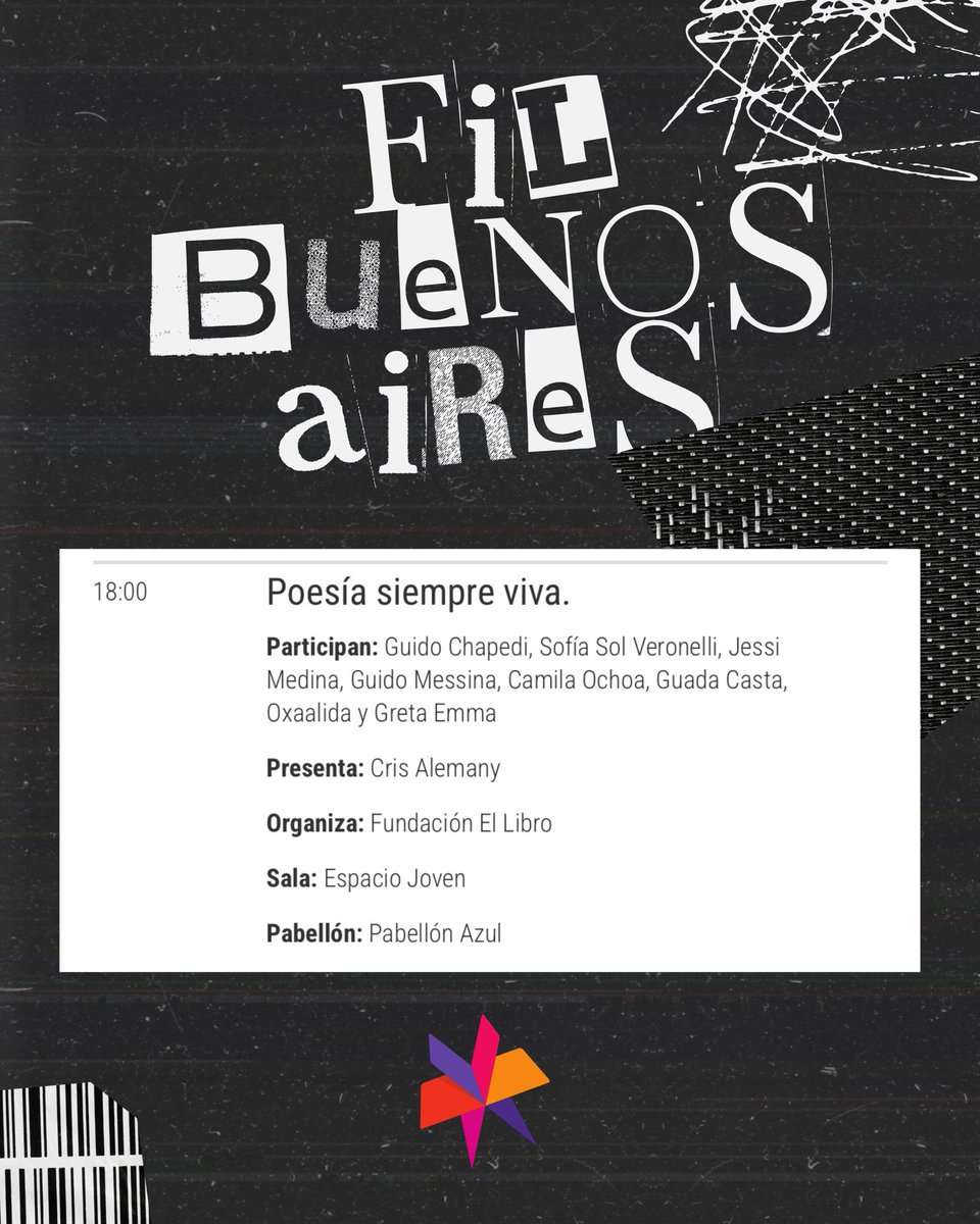 AALL_Jess's tweet photo. Otro año más de #poesia en la #filbuenosaires https://t.co/p7olGwUCFv