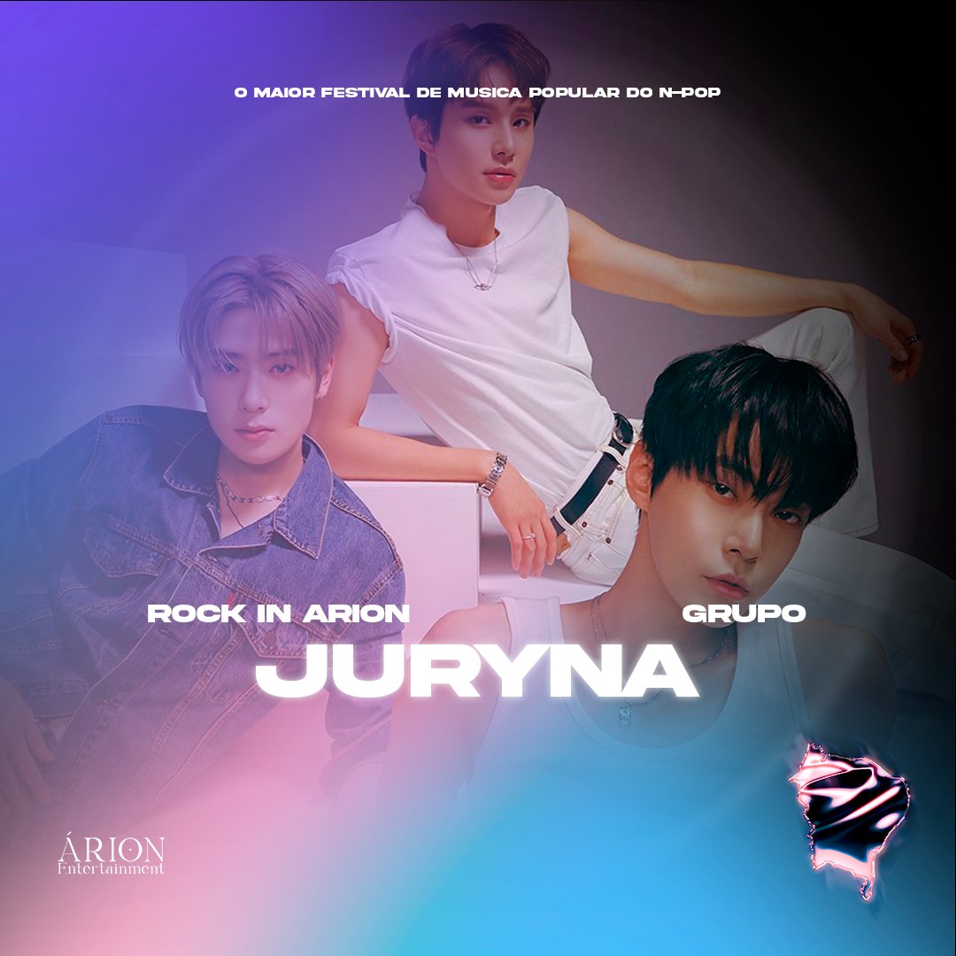 ⠀ ⠀ ⠀ 🔹 ÁRION ENTERTAINMENT

⠀ ⠀ ⠀  ⠀       THE FIRST FESTIVAL
⠀ ⠀ ⠀               [ROCK IN ÁRION]
⠀ ⠀ ⠀                LINEUP REVEAL 

⠀      ⠀  ARTISTA: <a href="/JURYNA_ofc/">JURYNA</a>

⠀   #ROCKINARION #WORLDFESTIVAL
#THEFIRSTFESTIVAL #CUNET #ARIONENT