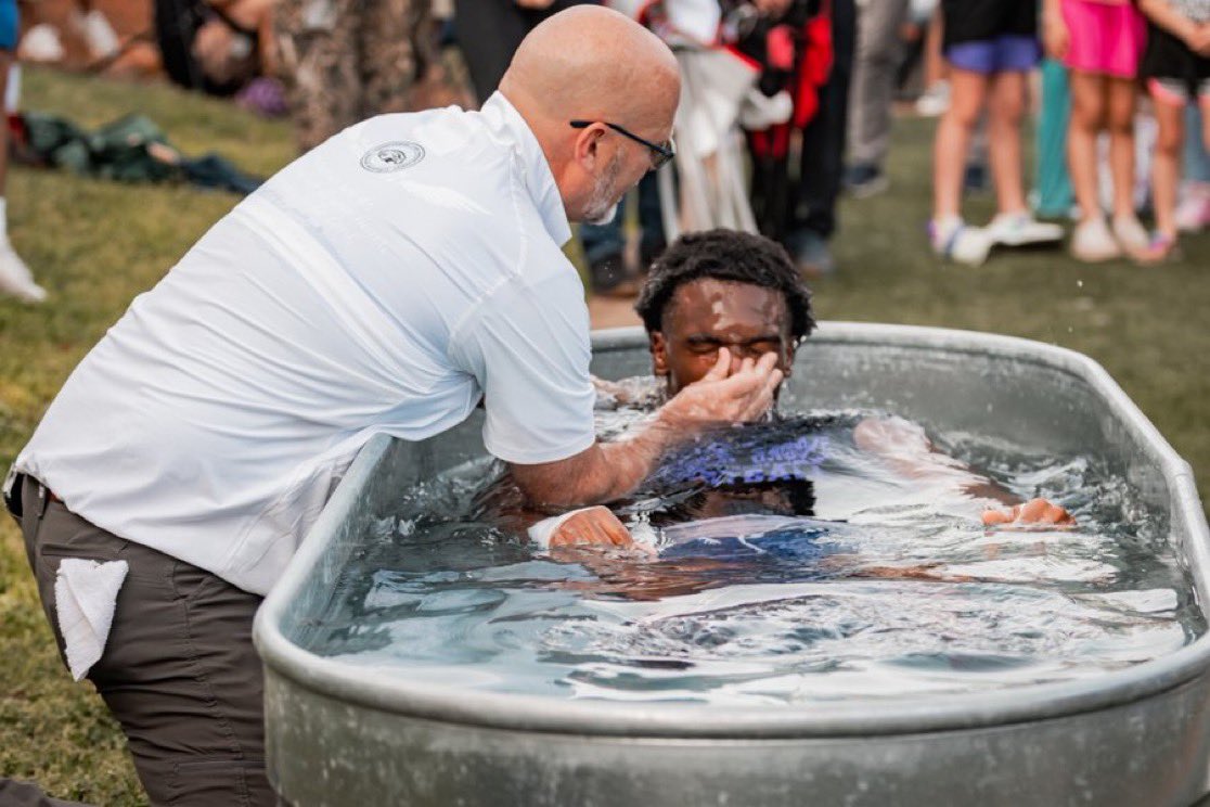 Andrew College Fighting Tigers Football (@tigersandrew) on Twitter photo There are a lot of things bigger than football and one of those things is walking beside our lord and savior! We want to congratulate Andrew College own David Price on his baptism at Shorter University. Amen <a href="/HofDavid8/">David Price</a> There are a lot of things bigger than football and one of those things is walking beside our lord and savior! We want to congratulate Andrew College own David Price on his baptism at Shorter University. Amen <a href="/HofDavid8/">David Price</a>