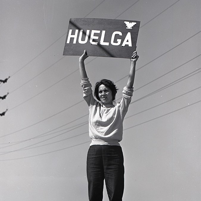 Happy #DoloresHuertaDay! ✊ Today we honor Delta College alumna, civil rights icon, &amp; labor leader Dolores Huerta— today also marks her 95th birthday. 🥳 Celebrate her legacy by taking a walk at our Dolores Huerta Plaza or picking up learning resources <a href="/sjdclibrary/">Goleman Library SJDC</a>. Sí se puede!