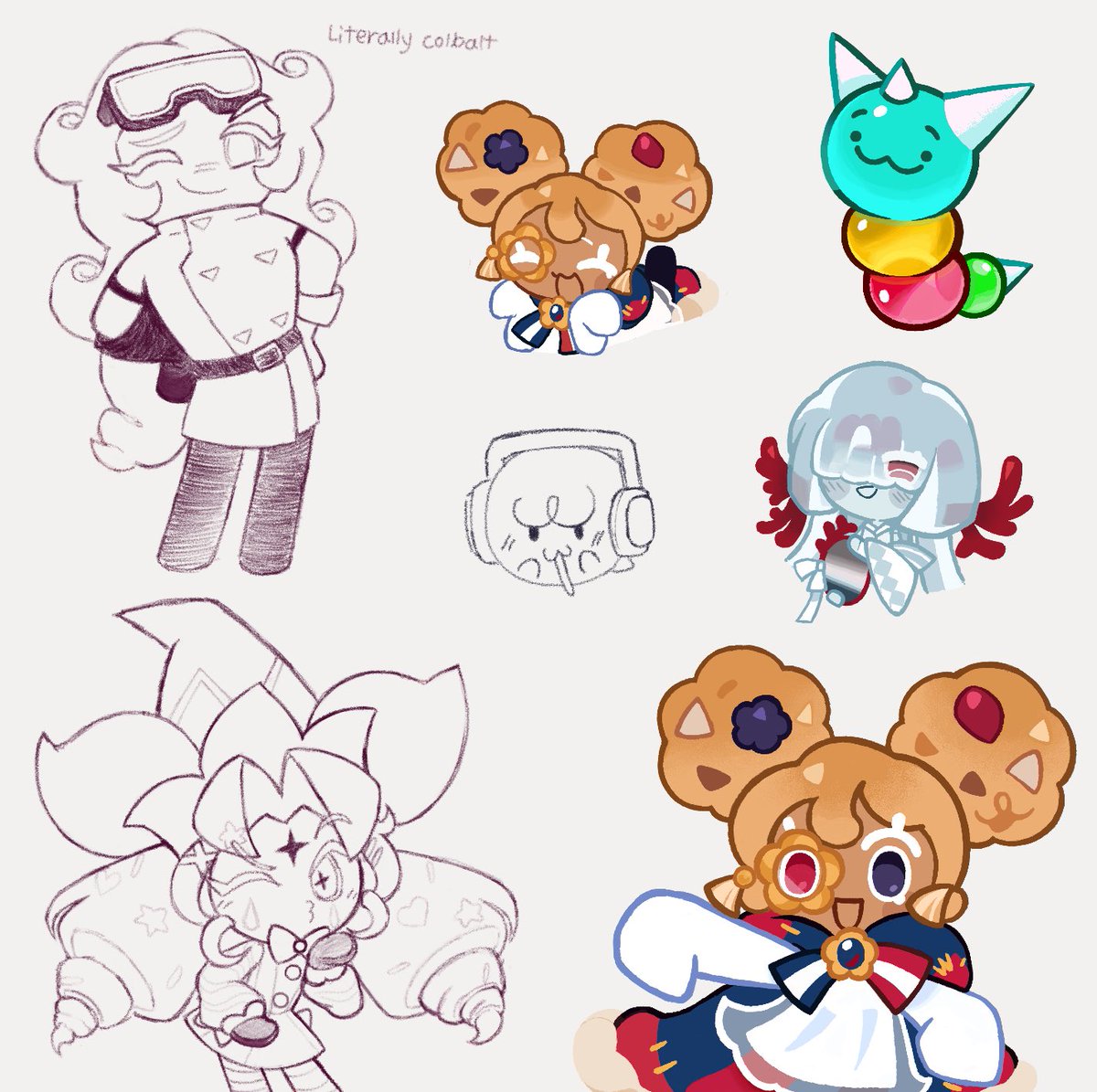 SirOrbles's tweet image. Cookie run doodles :P
#crkfanart #crwc #granolacookie #AgarAgarCookie #firstsprinklecookie