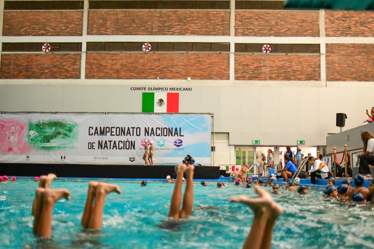 COM_Mexico's tweet photo. La fosa Joaquín Capilla del #CDOM vibra con el Campeonato Nacional de Natación Artística.
Las rutinas técnicas deslumbran y el talento se vive en cada movimiento.

¡Qué espectáculo dan nuestras atletas!🤩

#TodosSomosOlímpicos https://t.co/kCfF6tcgAQ