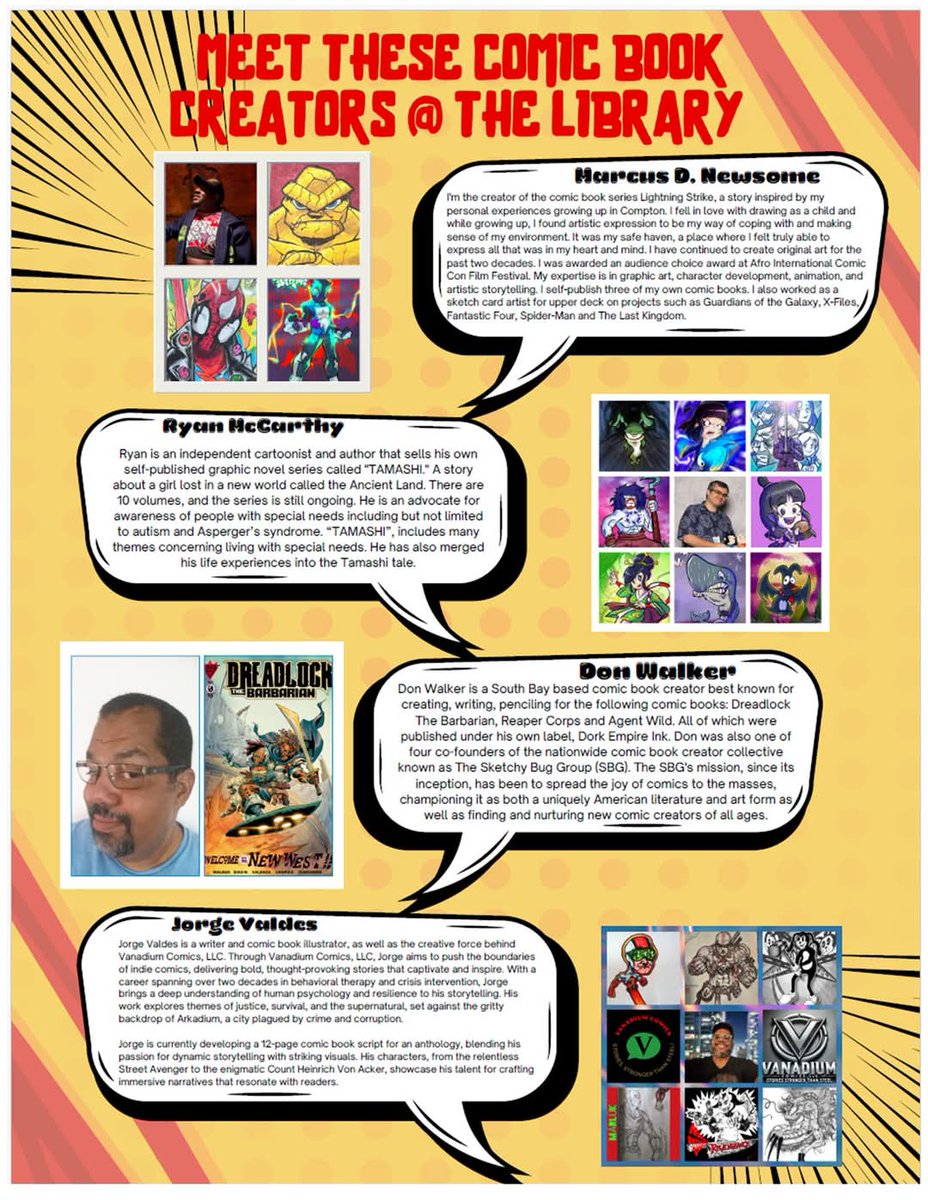 vanadiumcomics's tweet photo. Well... look at this!!! Come meet some of the members of the Sketchy Bug Group   from your very own local comic shop, The Comic Bug. That's right! We will draw for you, so please come out and enjoy the fun!!! https://t.co/HR3pU456Nw