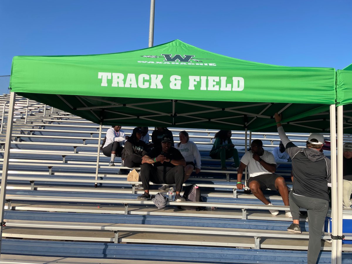 On behalf of the Waxahachie H.S. Boys Track &amp; Field team, we would like to thank Americase for donating 
Tents to our program.