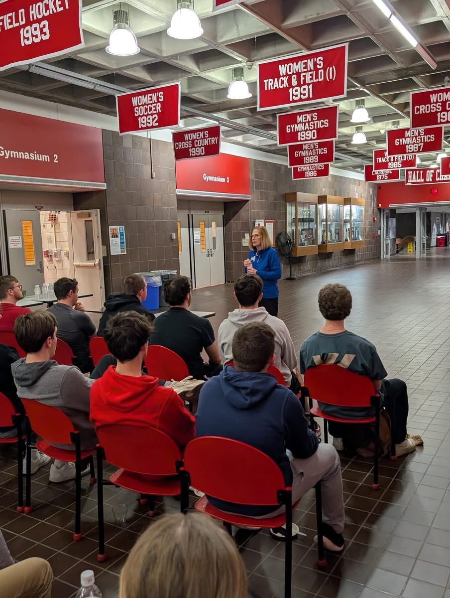 Congratulations to <a href="/mrobPE/">Margaret Robelee (she/her)</a> on being awarded the <a href="/suny_cortland/">SUNY Cortland</a> Phyllis McGinley Teaching Fellowship Award. She also presented to the current PE majors. #SEZProud <a href="/SEZnysahperd/">Southeastern Zone</a> <a href="/CortlandAlumni/">SUNY Cortland Alumni 🐉</a> <a href="/ApemCortland/">SUNY Cortland APEM</a> <a href="/NYSAHPERD/">NYS AHPERD</a> <a href="/FinleyNYSAHPERD/">Finley</a>
