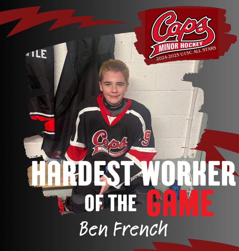 CapsU15c's tweet photo. 🌟ℙ𝕝𝕒𝕪𝕖𝕣 𝕠𝕗 𝕥𝕙𝕖 𝔾𝕒𝕞𝕖 is Joshua Harvey who played an excellent game and capped it off with a beauty goal!

🌟ℍ𝕒𝕣𝕕𝕖𝕤𝕥 𝕎𝕠𝕣𝕜𝕖𝕣 𝕠𝕗 𝕥𝕙𝕖 𝔾𝕒𝕞𝕖 is Ben French who was back to playing forward and played a solid game! 

Congratulations Joshua and Ben 👊🏻🎉 https://t.co/AJDtHlxKns