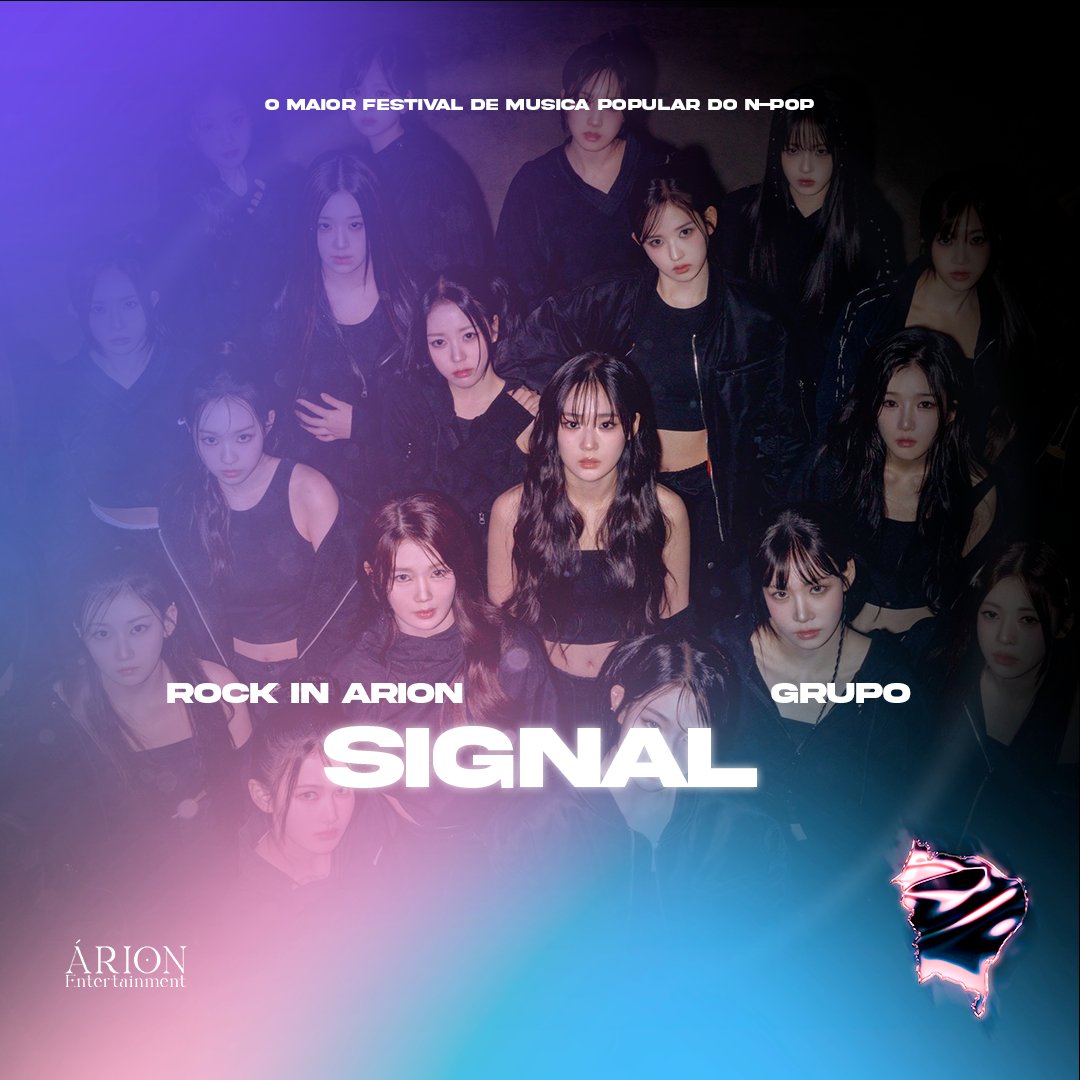 ⠀ ⠀ ⠀ 🔹 ÁRION ENTERTAINMENT

⠀ ⠀ ⠀  ⠀       THE FIRST FESTIVAL
⠀ ⠀ ⠀               [ROCK IN ÁRION]
⠀ ⠀ ⠀                LINEUP REVEAL 

⠀      ⠀  ARTISTA: <a href="/SiGNALnpop/">SiGNAL (시그널)</a>

⠀   #ROCKINARION #WORLDFESTIVAL
#THEFIRSTFESTIVAL #CUNET #ARIONENT