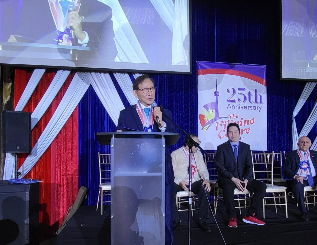 RaymondChoPC's tweet photo. Congrats @FCTFilCentreTor in #ScarbTO on their 25th Anniversary๐
25 years of dedication and community building. A pillar of strength, preserving cultural heritage, supporting fellow kababayan, and fostering a vibrant #FilCan community ๐ต๐ญ๐จ๐ฆ
Here's to many more milestones ahead! https://t.co/UfqGvCpzp4