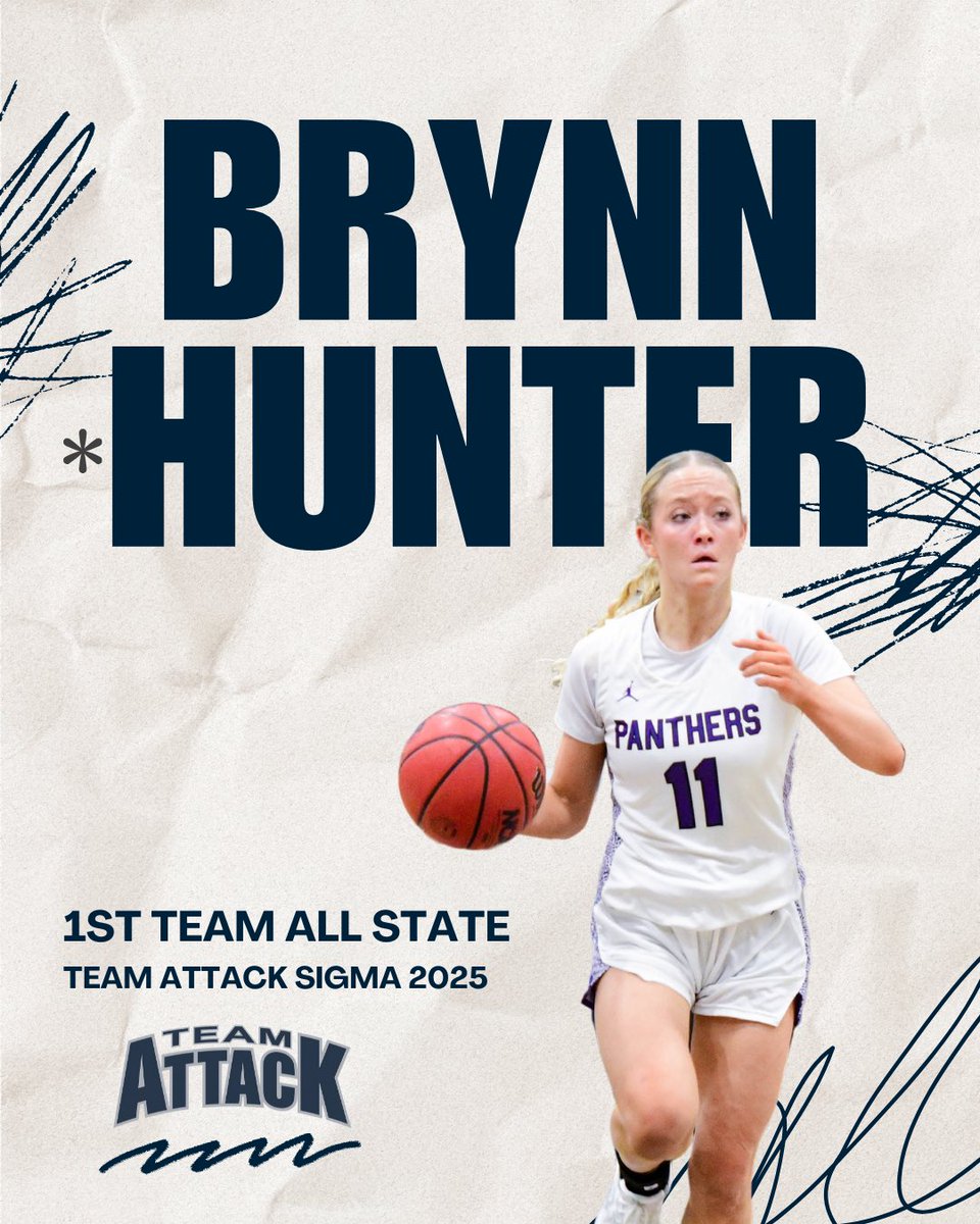 First Team All-State!  Congratulations to @_brynnhunter Team Attack Sigma 2025 on this well deserved recognition!  👏👏👏