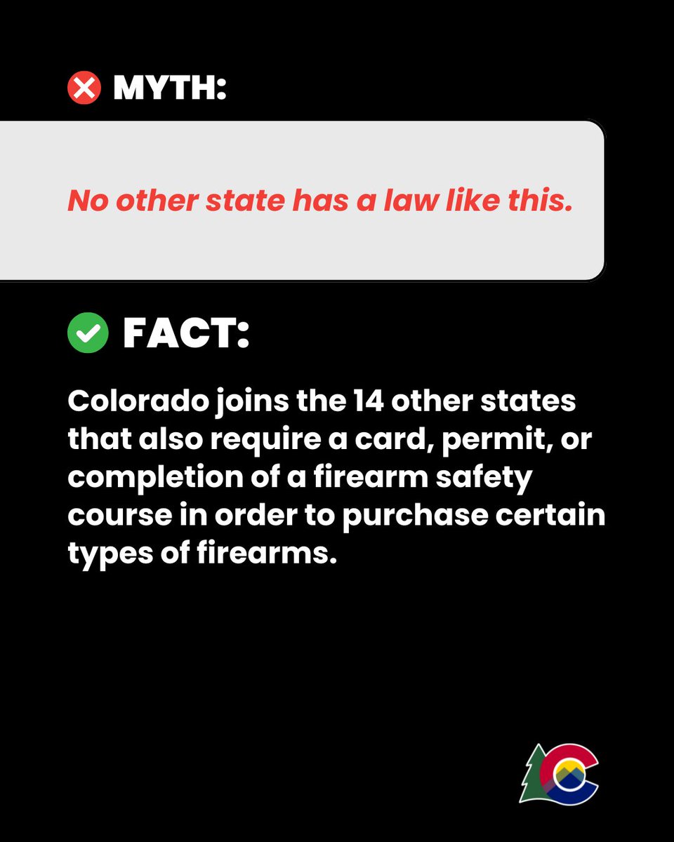 Today, I signed bill SB25-003 into law, and I want to address some common myths so everyone understands what this means for our community.