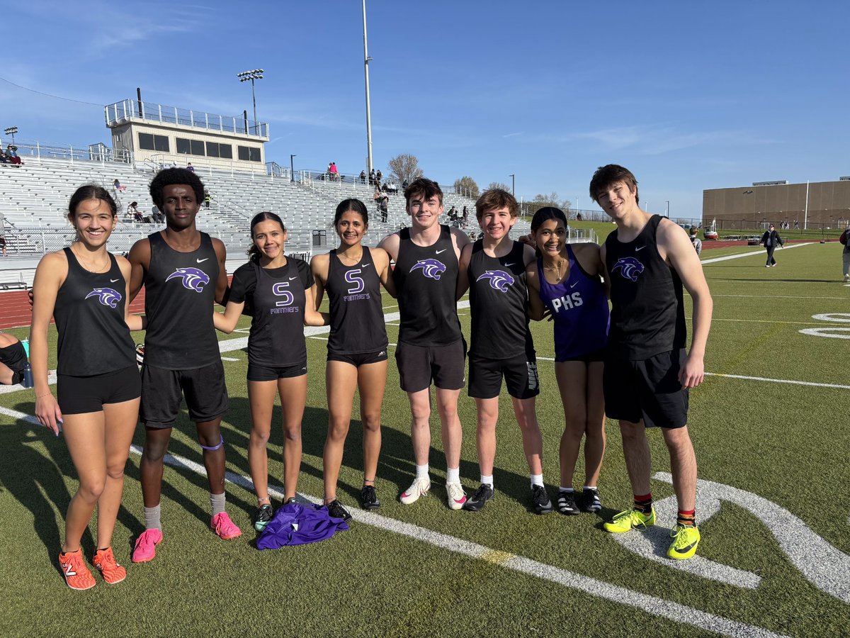 BrooklynnVerdi's tweet photo. Missing some members, but going into my 3rd year as a member of the PHS Hurdle Crew! Got to run a Co-Ed 4x400 and show how we stick together. Its a great day for Track and Field! https://t.co/MAjypZ3lA6