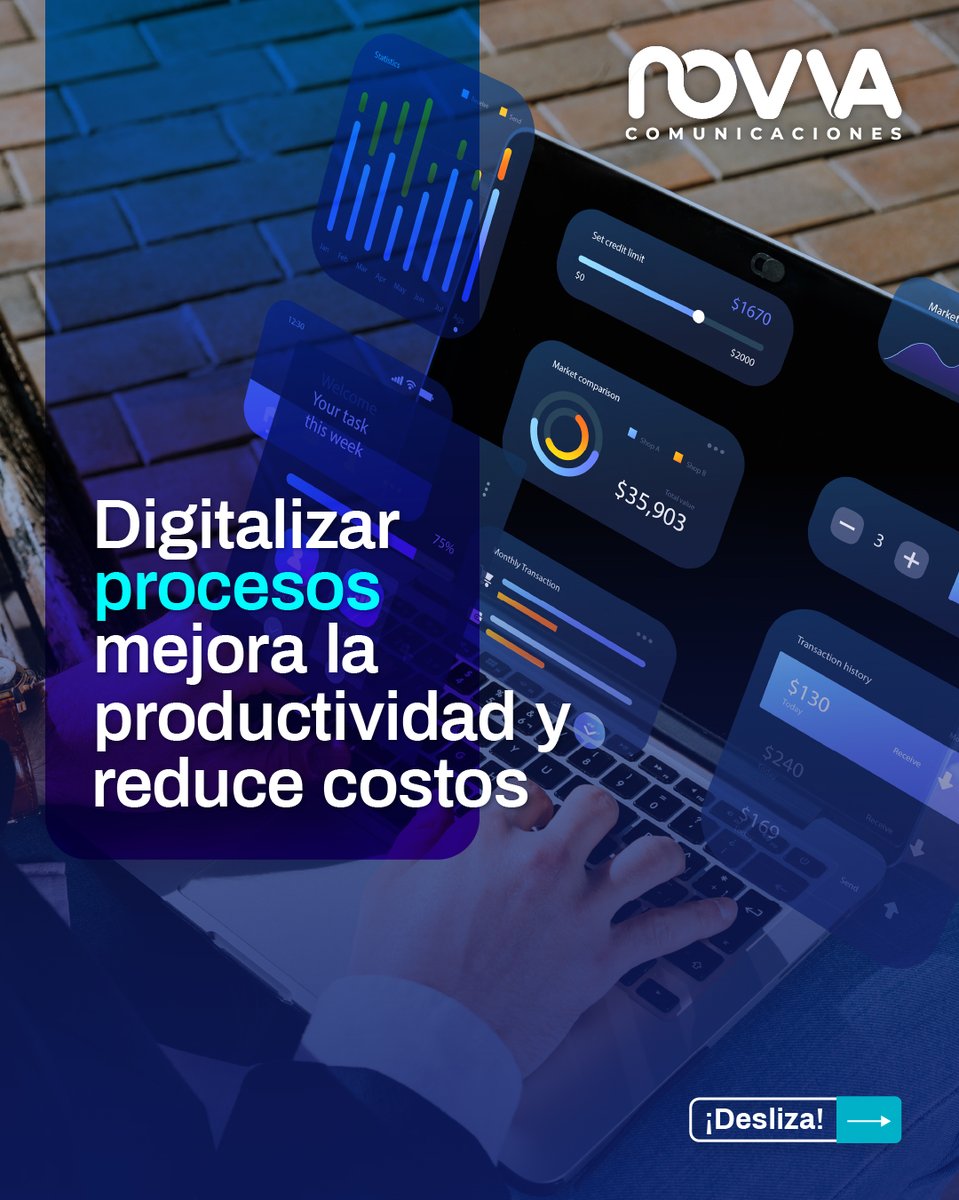 NovvaComm's tweet photo. La transformación digital ya no es una ventaja… ¡es una necesidad para sobrevivir!

Las empresas que integran tecnología en sus procesos, comunicación y estrategias de marketing están ganando terreno rápidamente en el mercado. https://t.co/9P4zVPPKI8