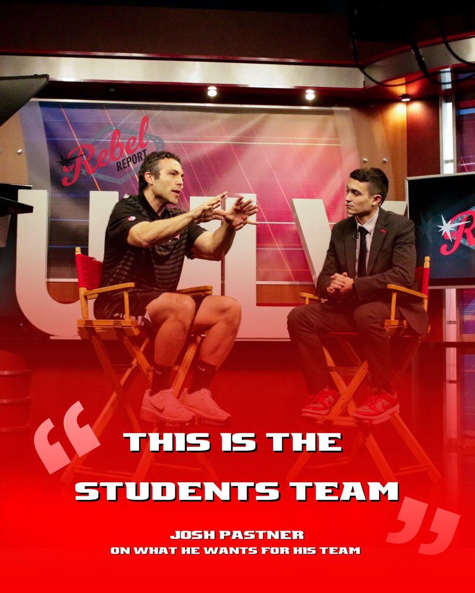 RebelReportUNLV's tweet photo. A PASSIONATE @TheRunninRebels head coach Josh Pastner shares his vision for what his team will bring to the Thomas and Mack Center and the city of Las Vegas. 
•
•
#unlvmbb #unlv #runninrebels #vegas https://t.co/fAiaAD5NUk