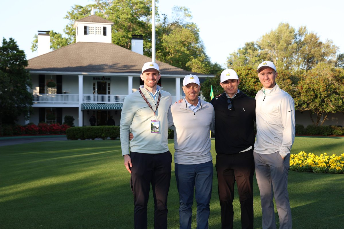 TrevorDeGroot's tweet photo. A personal dream came true yesterday. Attending #TheMasters was atop my bucket list &amp; was the experience of a lifetime. It’s an unmatched spectacle, a true cathedral of sports that anyone can treasure. So many memories were made with my family, but I hope to return to make more. https://t.co/XzATl9wykM