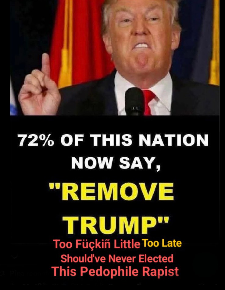 MrSpiritsRaven's tweet photo. @PCadfael @Pipa_L06 #YouGotWhatYouVotedFor
#NotMyPOTUS47
#PedophilePresidentDonaldJTrump
#NotMyPresident
#DumbAssDonald
#The4thReich
#ElonHitlerMusk 
#ShutUpElon https://t.co/Wt9G2Gz8gC